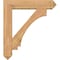 Ekena Millwork Imperial Arts and Crafts Smooth Bracket w/ Offset Brace, Western Red Cedar, 7 1/2"W x 34"D x 38"H BKT0806X34X38IMP03SWR - alternate 3